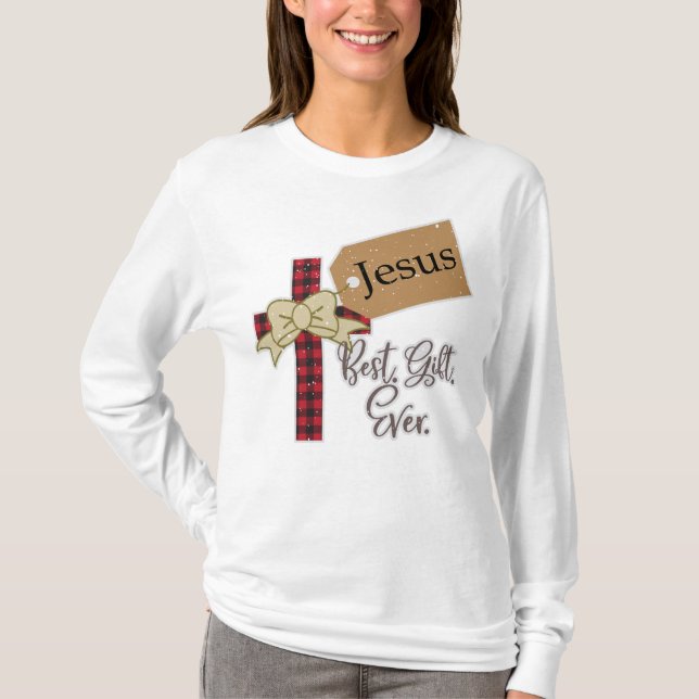 T-shirt Religieux disant catholique chrétien de Noël (Devant)