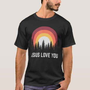 T-shirt Religieux Jésus vous aime chrétien