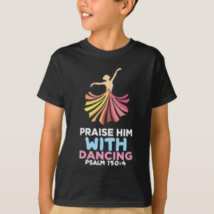 T-shirt Religion chrétienne Danse de ballet Bible contre C