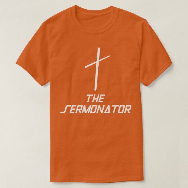 T-shirt Religion du sermonateur prédicateur (Design devant)