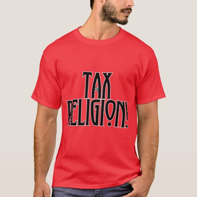 T-shirt Religion fiscale ! (Devant)