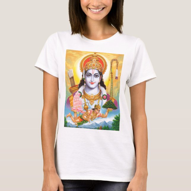 T-shirt Religion hindoue Lord Shree Ram Ram (Devant)