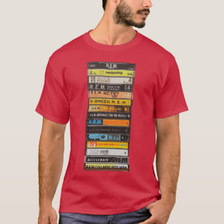 T-shirt REM Cassette Garçon vintage