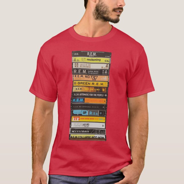 T-shirt REM Cassette Garçon vintage (Devant)