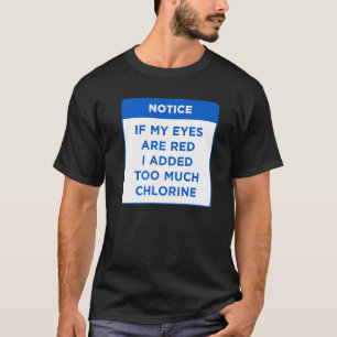 T-shirt Remarquez Si Mes Yeux Sont Rouges, J'Ai Ajouté Mes