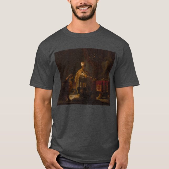 T-shirt Rembrandt - Daniel et Cyrus devant l'idole Bel (Devant)
