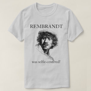 T-shirt Rembrandt était centré sur le selfie