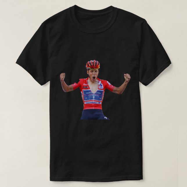 T-shirt REMCO EVENEPOEL LA VUELTA CYCLISME Étape rapide Al (Design devant)