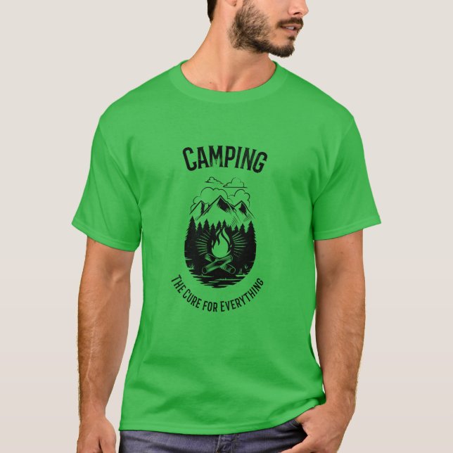 T-shirt Remède camping pour tout ami (Devant)