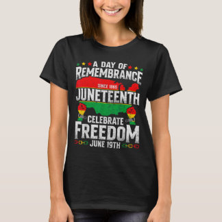 T-shirt Remembrance celebrate freedom juneteenth black