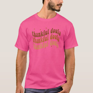 T-shirt Remerciements Doula Retro Doula Midwoman Fall