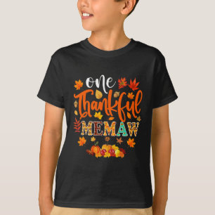 T-shirt Remerciements Memaw Fun Automne Thanksgiving Autom