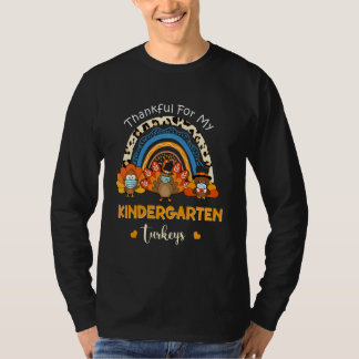 T-shirt Remerciements Pour Kindergarten Turkeys Mask Thank