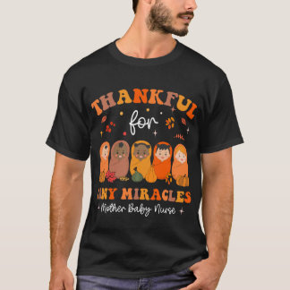 T-shirt Remerciements Pour Les Minuscules Miracles Thanksg