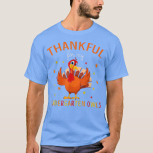 T-shirt Remerciements pour mes chouettes de jardin d'enfan