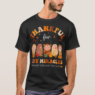 T-shirt Remerciements Pour Minuscules Miracles Thanksgivin