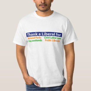 T-shirt Remerciez un libéral de beaucoup de vos privilèges