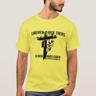 T-shirt Remerciez un Lineworker