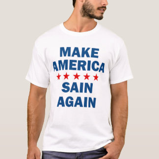 T-shirt Remettre l'Amérique à zéro