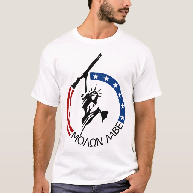 T-shirt Remington 870 - MOLON LABE (Devant)
