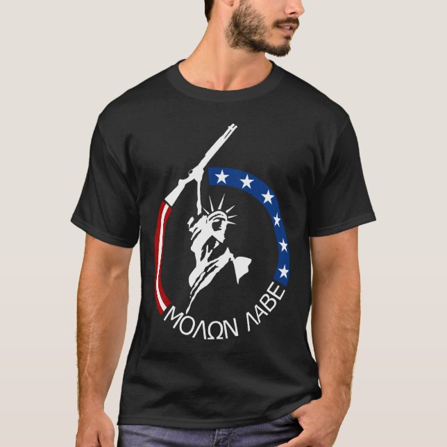 T-shirt Remington 870 - MOLON LABE (Devant)