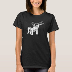 T-shirt Remise en forme de gymnase de tigre de levage