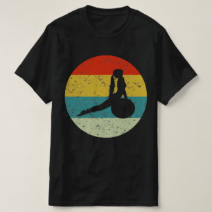 T-shirt remise en forme rétro silhouette vintage les année