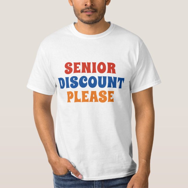 T-shirt Remise Senior S'il vous plaît (Devant)