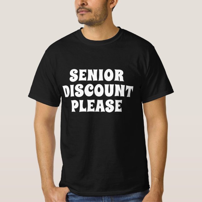 T-shirt Remise Senior S'il vous plaît (Devant)