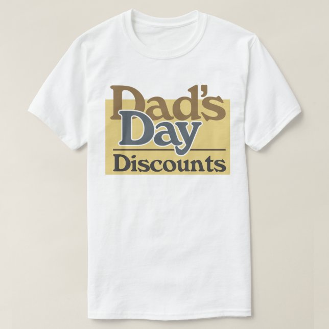 T-shirt Remises fête des pères (Design devant)