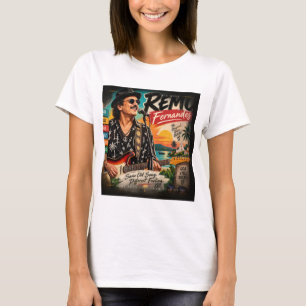 T-shirt Remo Fernandes — l'icône musicale de Goa