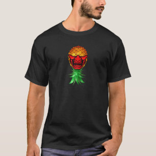 T-shirt Remonter vers le bas mauvais ananas Samurai Demon
