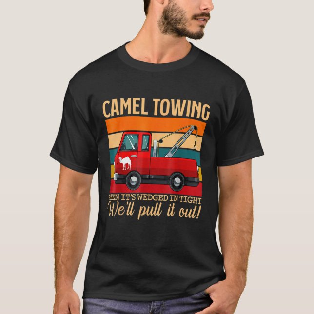 T-shirt Remorquage De Camion Quand Son Poids Serré Nous Le (Devant)