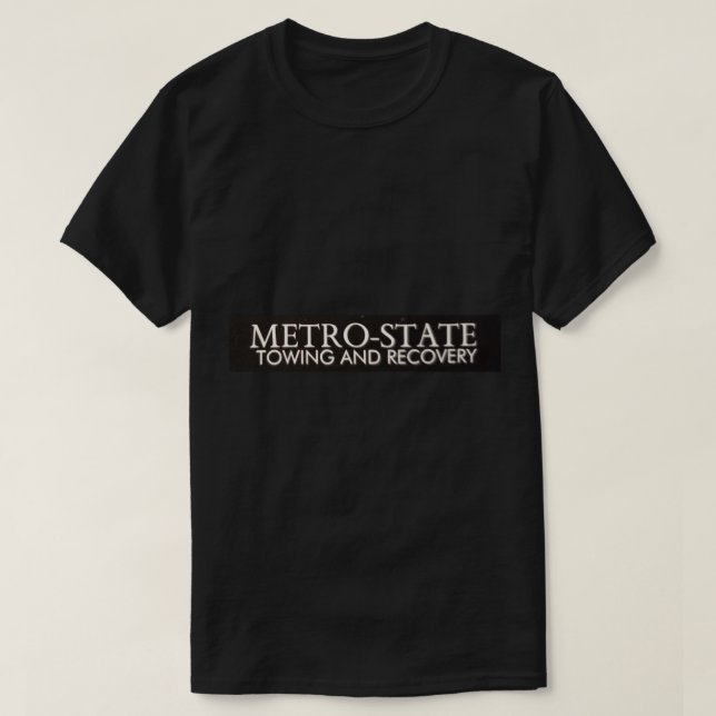 T-shirt Remorquage et récupération dans les États métropol (Design devant)