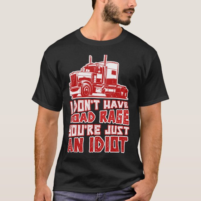 T-shirt Remorque de camion 18 (Devant)