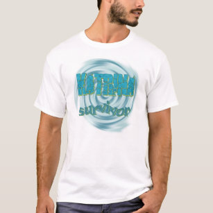 T-shirt Remous d'océan de survivante de Katrina d'ouragan