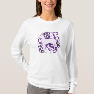T-shirt Remous pourpre Xoloitzcuintli