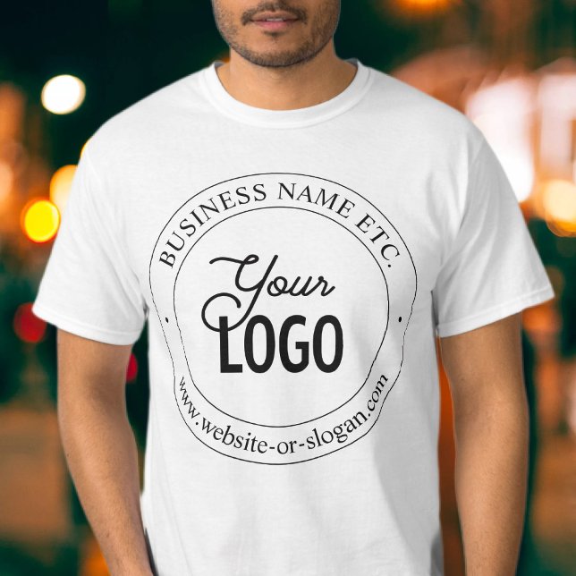 T-shirt Remplacement et personnalisation faciles du logo (Créateur téléchargé)