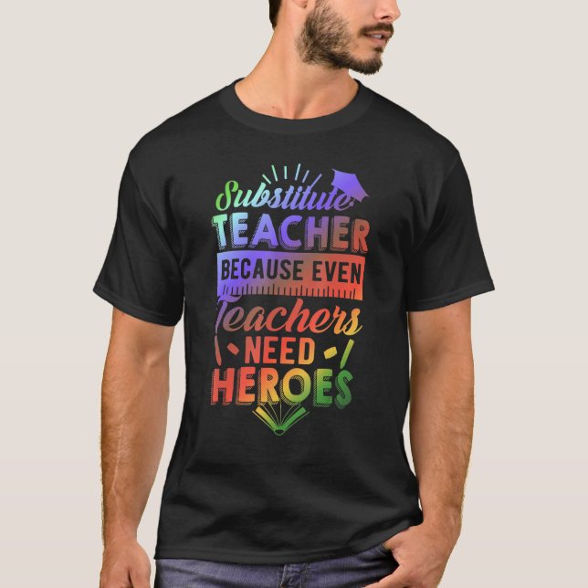 T-shirt Remplacer L'Enseignant Parce Que Même Les Enseigna (Devant)
