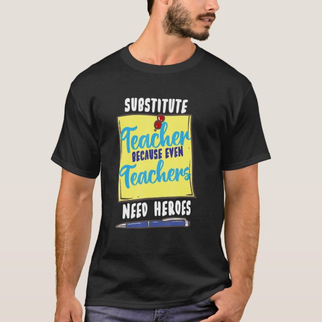 T-shirt Remplacer L'Enseignant Parce Que Même Les Enseigna (Devant)