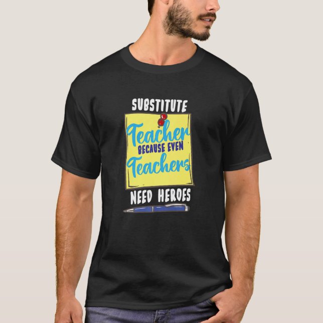 T-shirt Remplacer L'Enseignant Parce Que Même Les Enseigna (Devant)