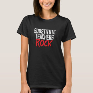 T-shirt Remplacer les enseignants Rock Substituer l'enseig