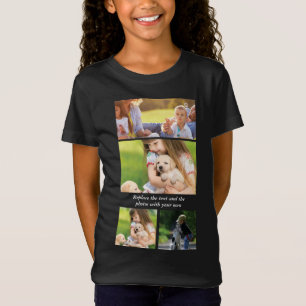T-Shirt Remplacez le texte et les photos par vos propres é