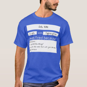 T-shirt Remplir personnalisable les flux vierges vidés