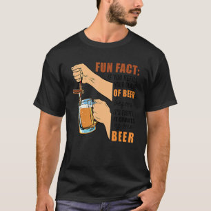 T-shirt Remplissez Votre Verre De Bière Avant De Vide Enco