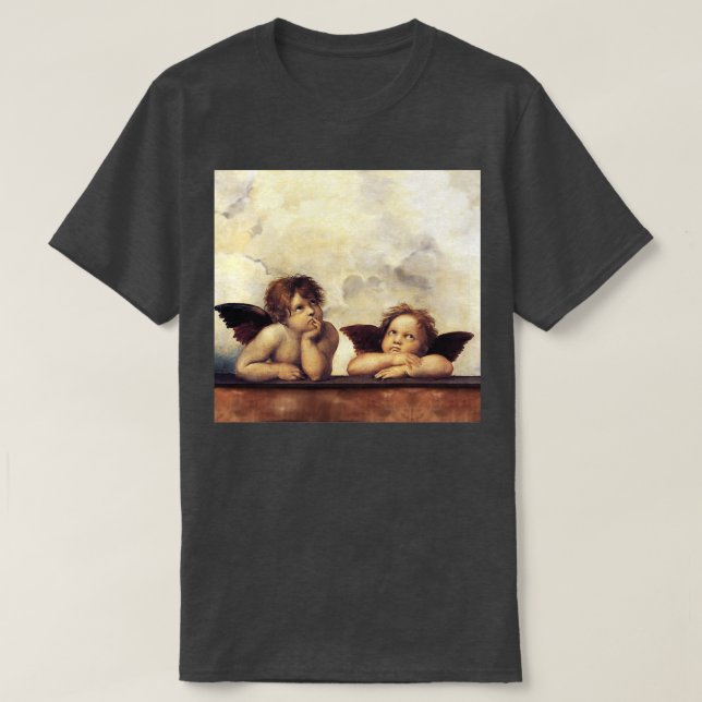 T-shirt RENAISSANCE ANGELS Winged Cherubs (Design devant)