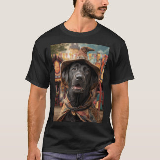 T-shirt Renaissance Faire Dogs: Black Labrador Retriever