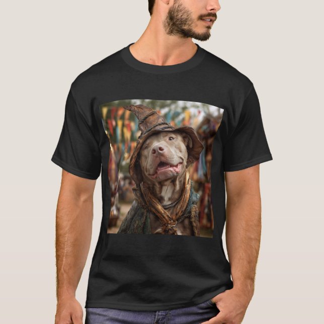 T-shirt Renaissance Faire Dogs: Pitbull (Devant)