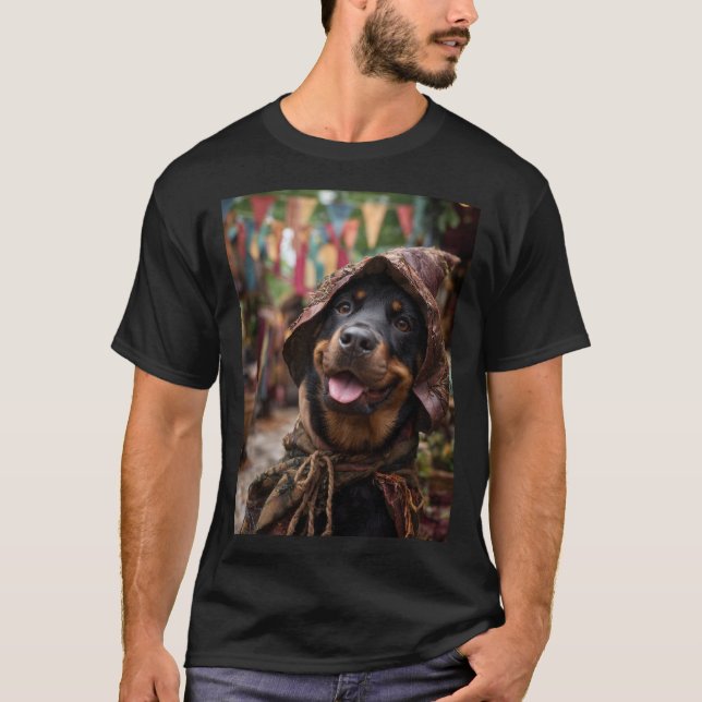T-shirt Renaissance Faire Dogs: Rottweiler (Devant)