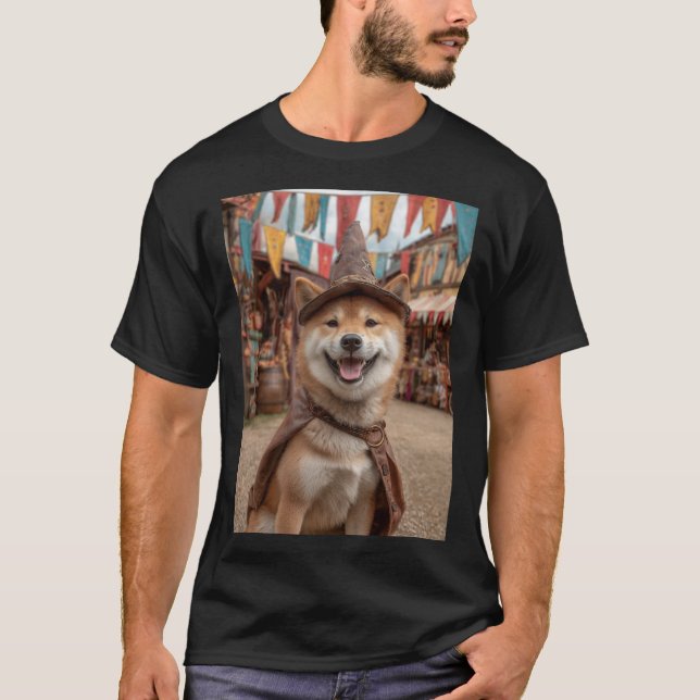 T-shirt Renaissance Faire Dogs: Shiba Inu (Devant)